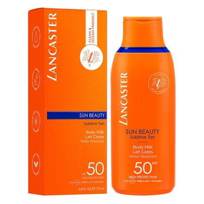 175 ML Lancaster SUN BEAUTY BODY SPF 50 Sonnenmilch  1 of 2 