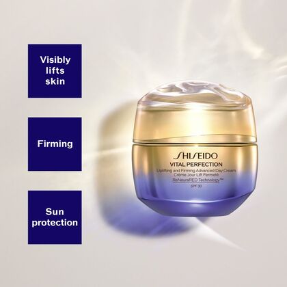 50 ML Shiseido VITAL PERFECTION Uplifting and Firming Advanced Day Cream  SPF30  1 of 7 