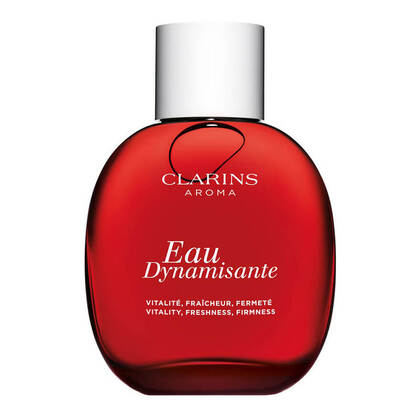 100 ML Clarins Eau Dynamisante ist ein zitrusfruchtiger Aromaduft der sofort Energie spendet, er stimuliert Vitalität, belebt die Sinne und verleiht der Haut einen zarten Duft. Körperspray 1 of 2