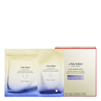 6 PCS Shiseido VITAL PERFECTION Gesichtsmaske  1 of 2 