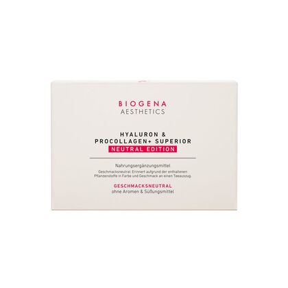 115 G Biogena AESTHETICS Hyaluron & Procollagen + Superior, Neutral, 21 Stück, Trinkpulversachet  1 of 4 