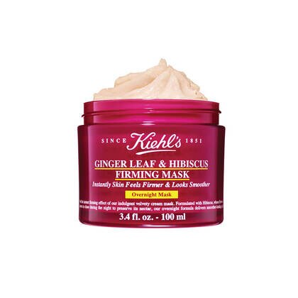 100 ML Kiehl's FACE MASQUES Ginger Leaf&Hibiscus Firming Mask  1 of 3 