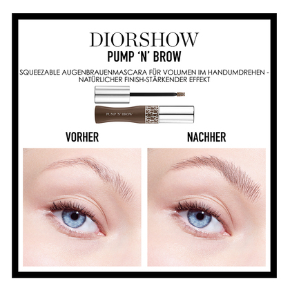 5 G Dior DIORSHOW PUMP'N BROW AUGENBRAU Augenbrauenmascara  1 of 3 