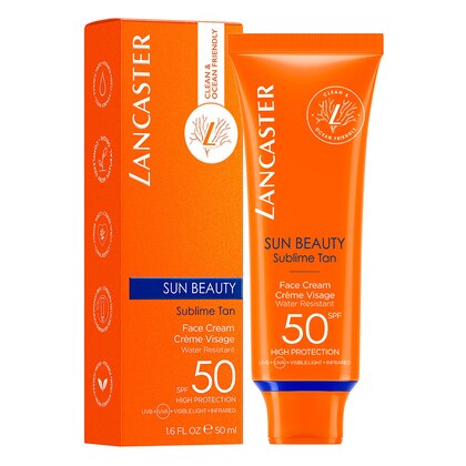 50 ML Lancaster SUN BEAUTY CARE SPF 50 Gesichtscreme  1 of 2 