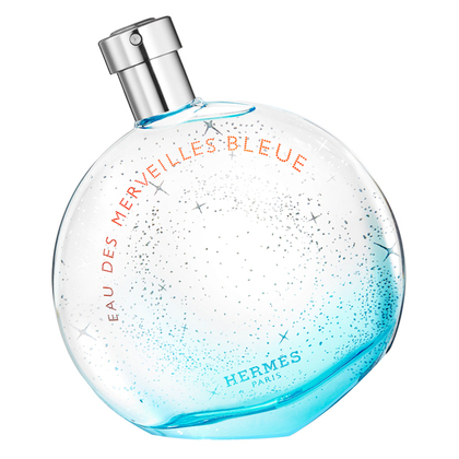 100 ML Hermès EAU DES MERVEILLES BLEUE Eau de Toilette  1 of 2 