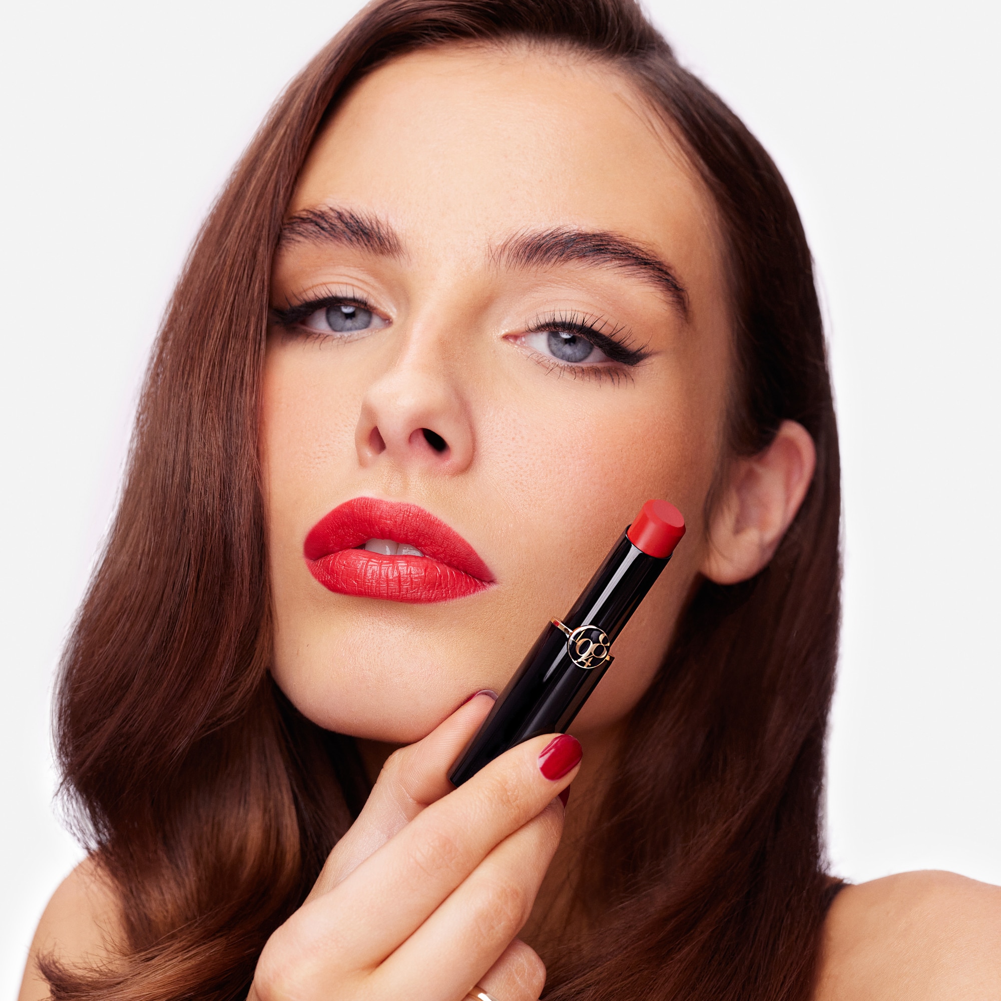 Satinierter Lippenstift