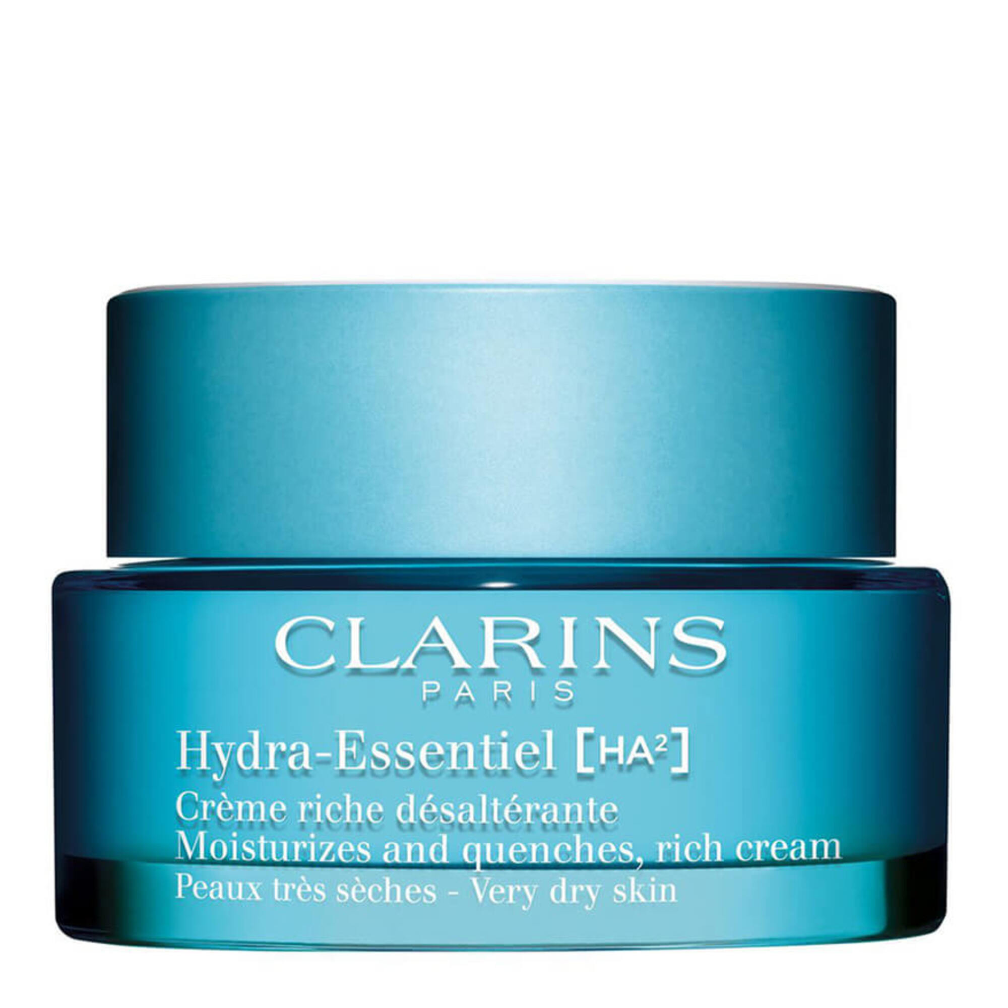 50 ML Clarins Versorgt sehr trockene Haut intensiv und langanhaltend mit Feuchtigkeit. Crème riche désaltérante - Peaux très sèches Tagescreme 1 of 3