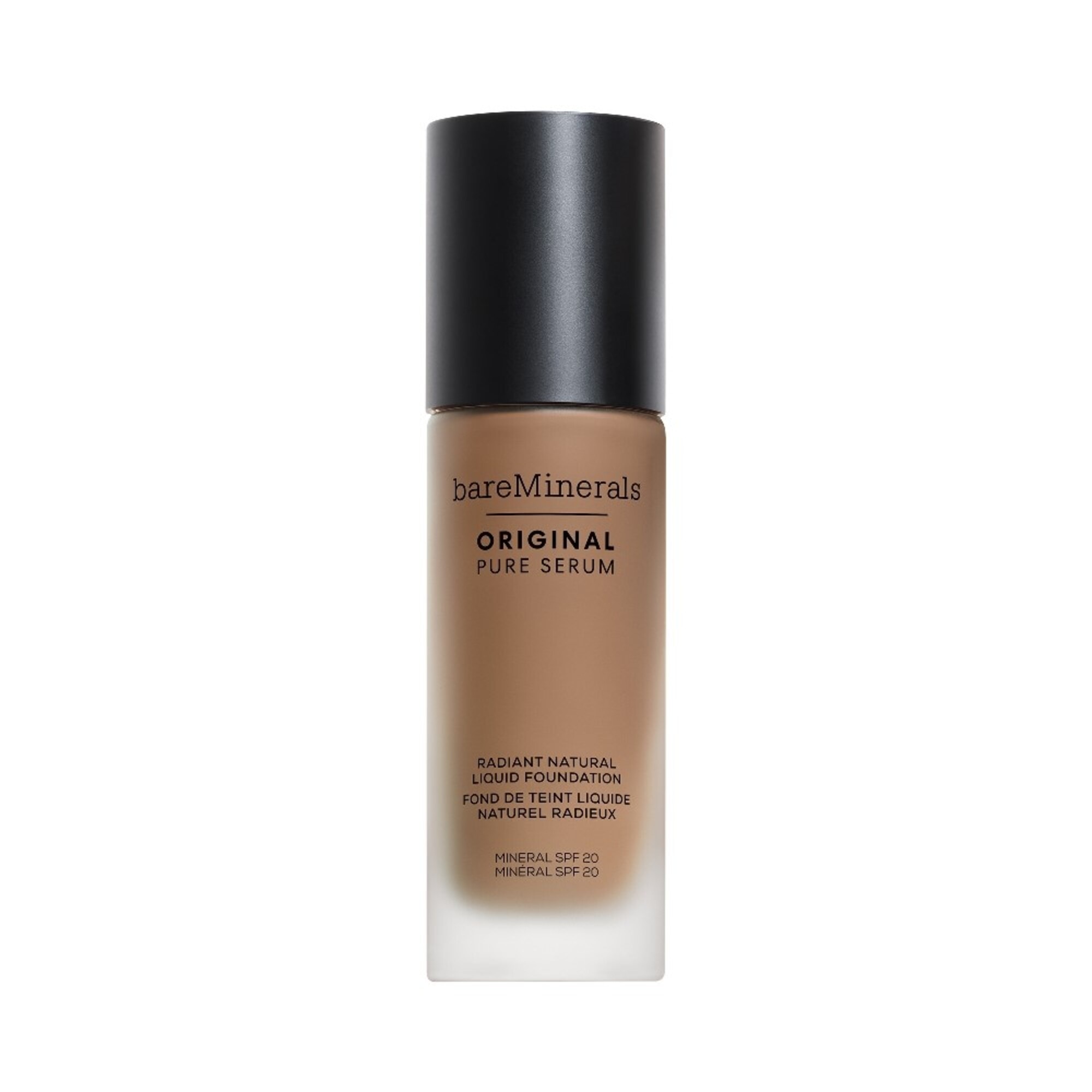 30 ML bareMinerals ORIGINAL Original Pure Serum Radiant Natural Liquid Foundation Mineral SPF 20 1 of 5 Original Pure Serum Radiant Natural Liquid Foundation Mineral SPF 20