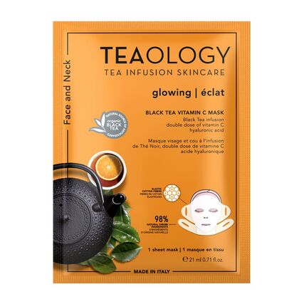21 ML TEAOLOGY TEAOLOGY FACE Black Tea Vitamin C Mask 1 of 1