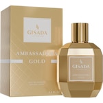 100 ML Gisada AMBASSADOR GOLD GIS AMBASSADORA GOLD EDP  2 of 2 GIS AMBASSADORA GOLD EDP