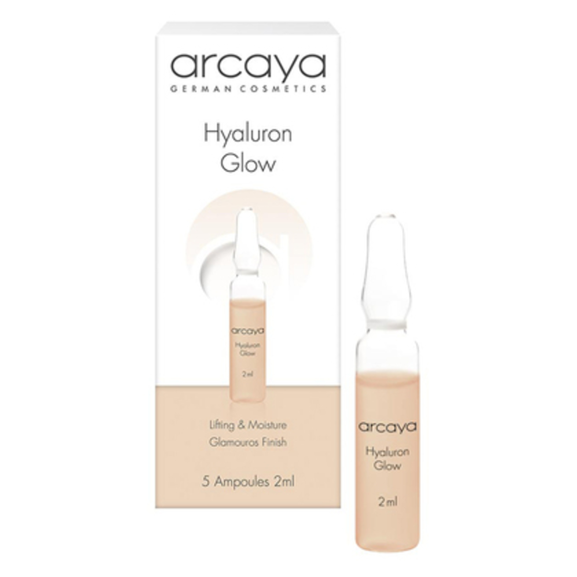10 ML Arcaya HYALURON GLOW Hyaluron Ampullen  Hyaluron Ampullen