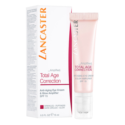 15 ML Lancaster TOTAL AGE CORRECTION Augenpflege Anti Aging Cream&Glow Amplifier  1 of 2 