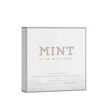 28 Stück/e Mint By Dr. Mintcheva MINT SMILE Whitening Strips 7-Tage-Kur 1 of 2