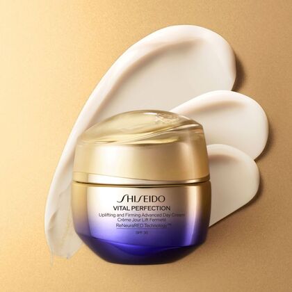 50 ML Shiseido VITAL PERFECTION Vital Perfection Uplifting and Firming Advanced Day Cream SPF30 Refill  1 of 7 