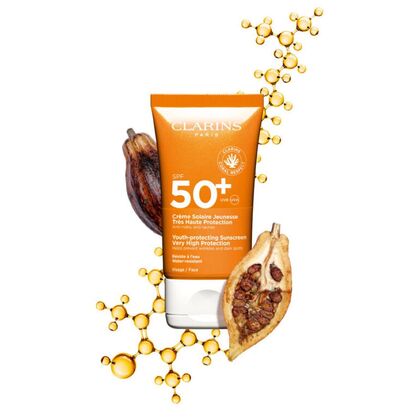 50 ML Clarins CLARINS SONNE Crème Solaire Jeunesse - Sonnenschutz für das Gesicht SPF 50+  1 of 3 