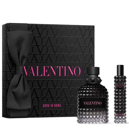 50 ML Valentino BORN IN ROMA UOMO Duftset  1 of 2 