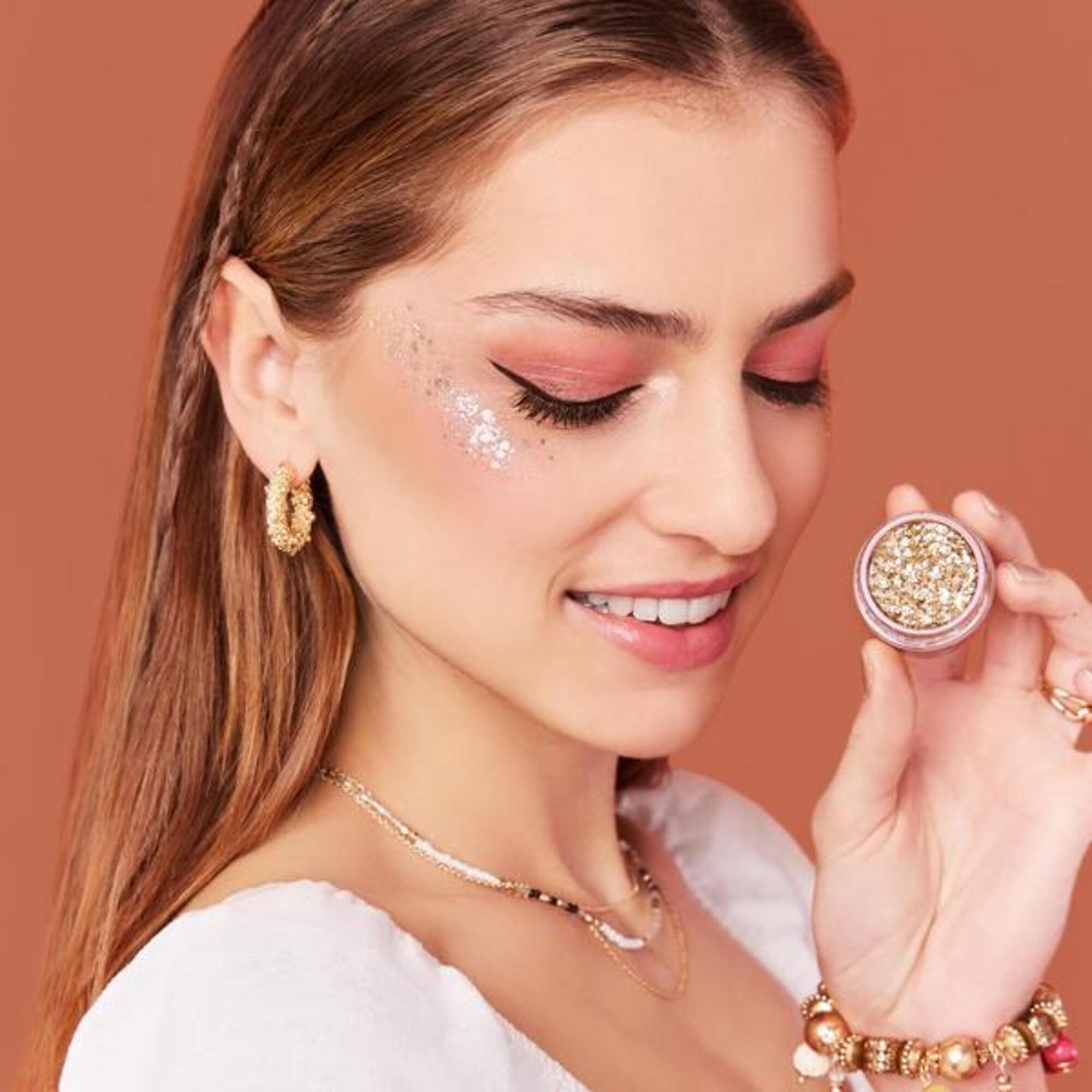 Glitzer für Gesicht und Körper