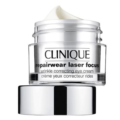 15 ML Clinique REPAIRWEAR Superbalanced™ Silk Makeup SPF 15  Repairwear Laser Focus™ Wrinkle Correcting Augencream  1 of 2 