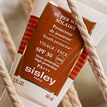 60 ML Sisley SUPER SOIN SOLAIRE VISAGE Sonnencreme fürs Gesicht mit UVA UVB Schutz SPF 30  1 of 3 