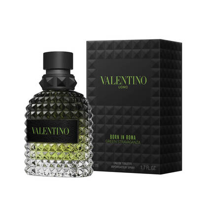 50 ML Valentino BIR GREEN STRAVAGANZA UOMO Parfum  1 of 3 