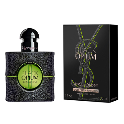 30 ML Yves Saint Laurent BLACK OPIUM GREEN YSL BO ILLICIT GRE  1 of 3 