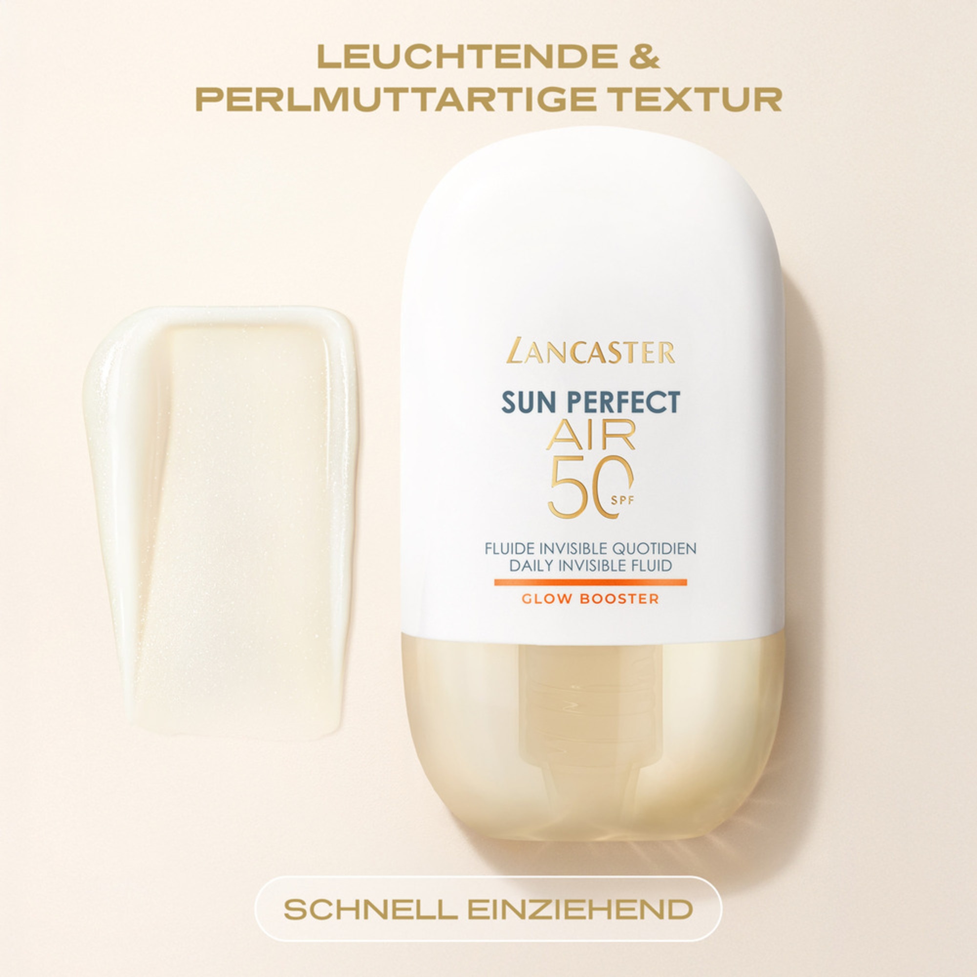 40 ML Lancaster Sun Perfect AIR Daily Invisible Fluid SPF50 Glow Booster Sonnenschutz 1 of 8