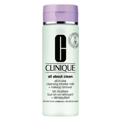 200 ML Clinique REINIGEN All About Clean All-in-one Cleansing Micellar Milk + Makeup Remover für trockene bis Mischhaut  1 of 1 