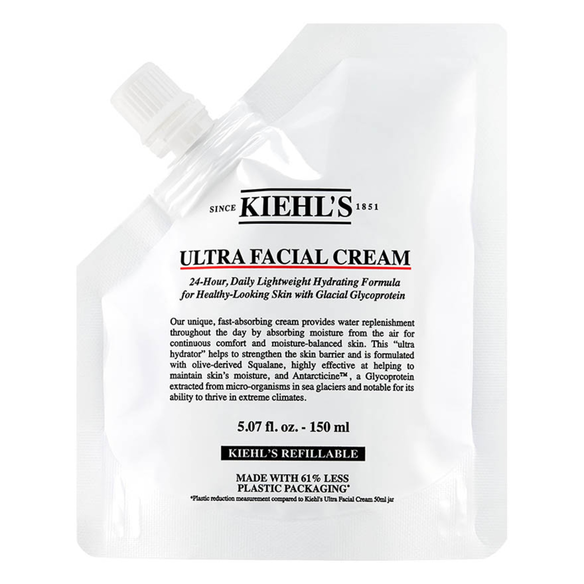 150 ML Kiehl's ULTRA FACIAL Feuchtigkeitscreme Nachfüllung 1 of 1
