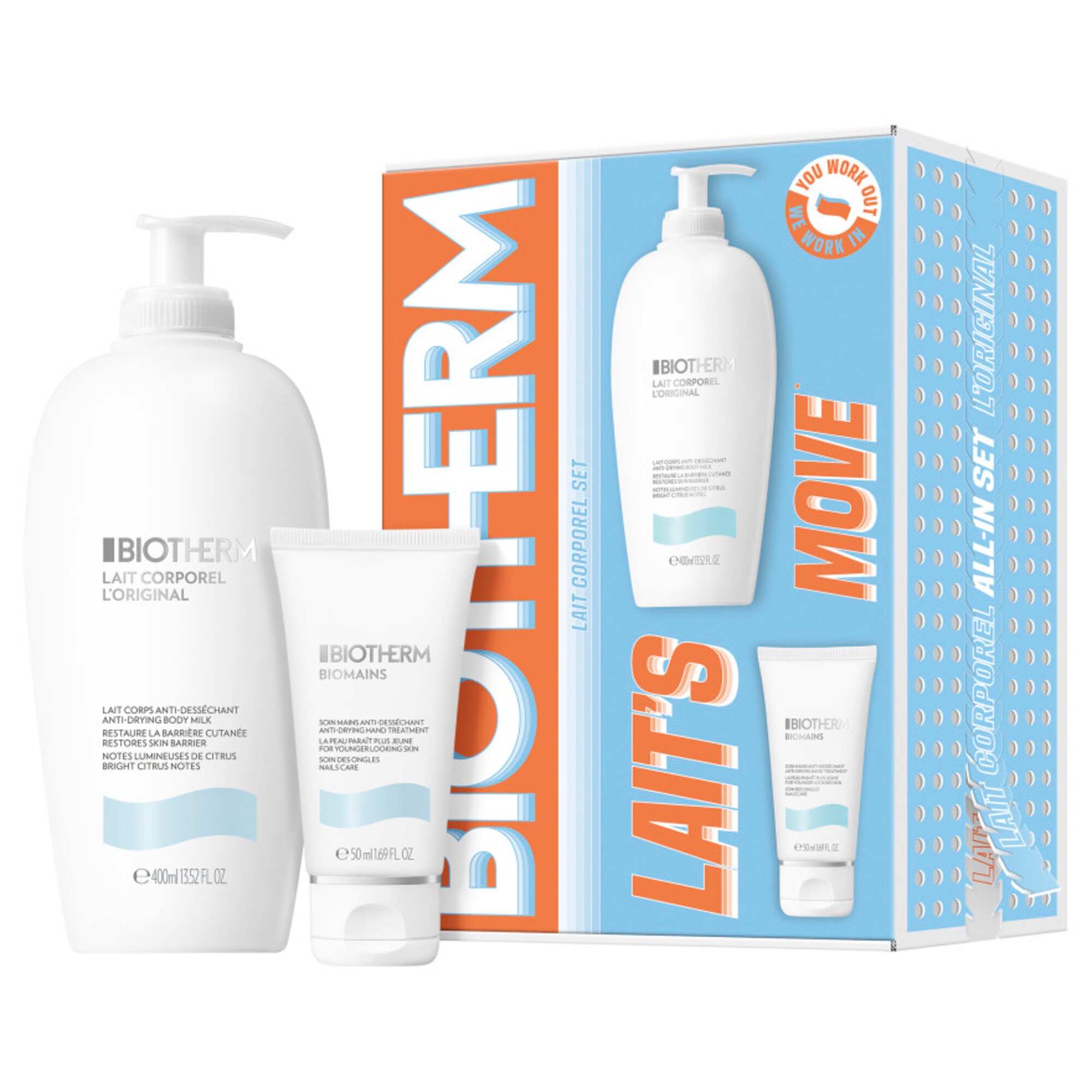 400 ML Biotherm Skin Fitness Set 1 of 4 Set