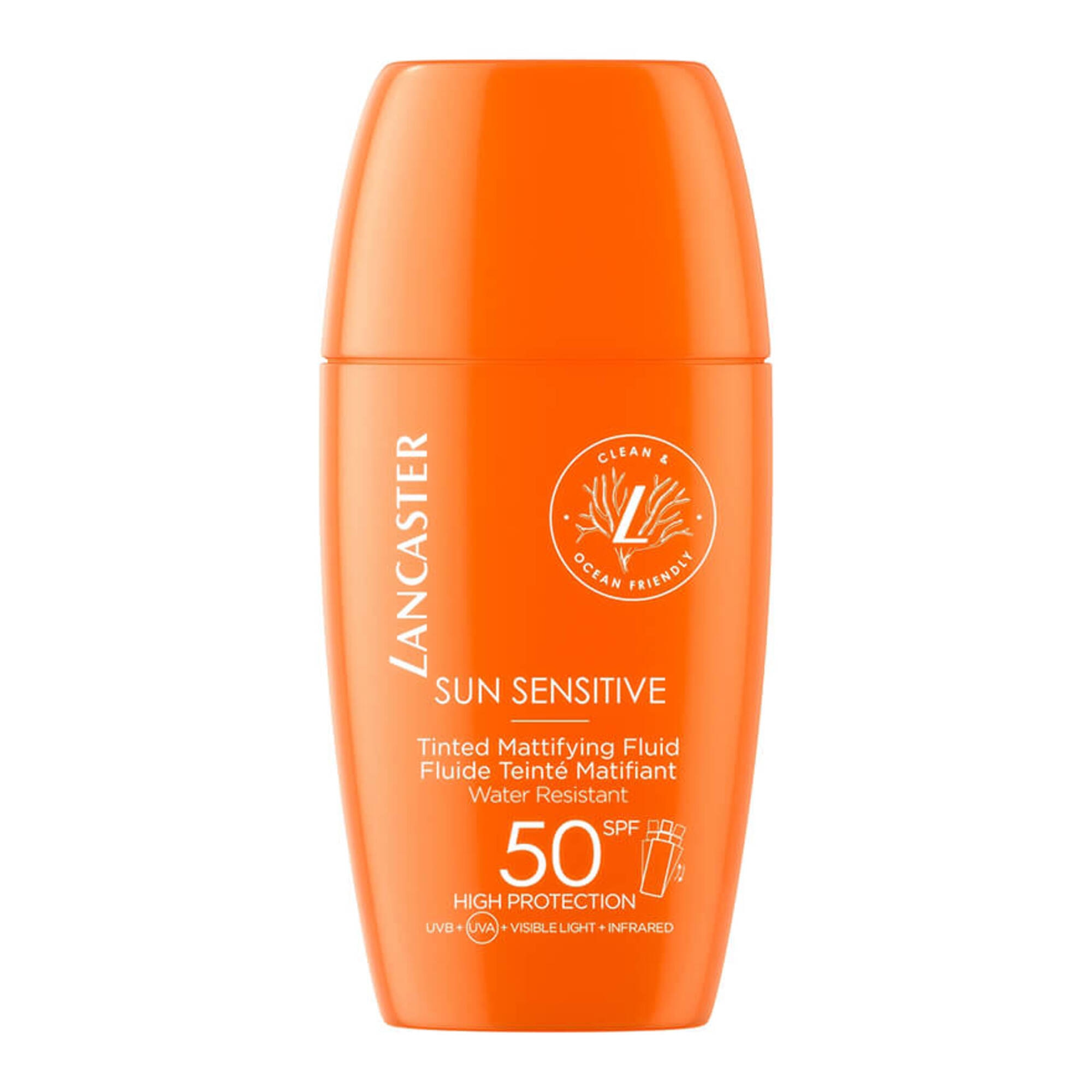 30 ML Lancaster SUN PERFECT Tinted Mattifying Fluid SPF 50 1 of 2