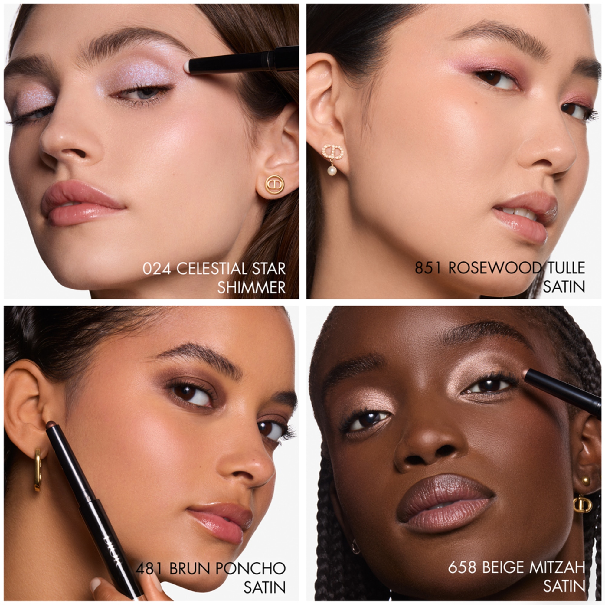  Dior DIORSHOW FLASH STICK CD EYE 851 ROSEWOOD TULLE FLAS  1 of 3 