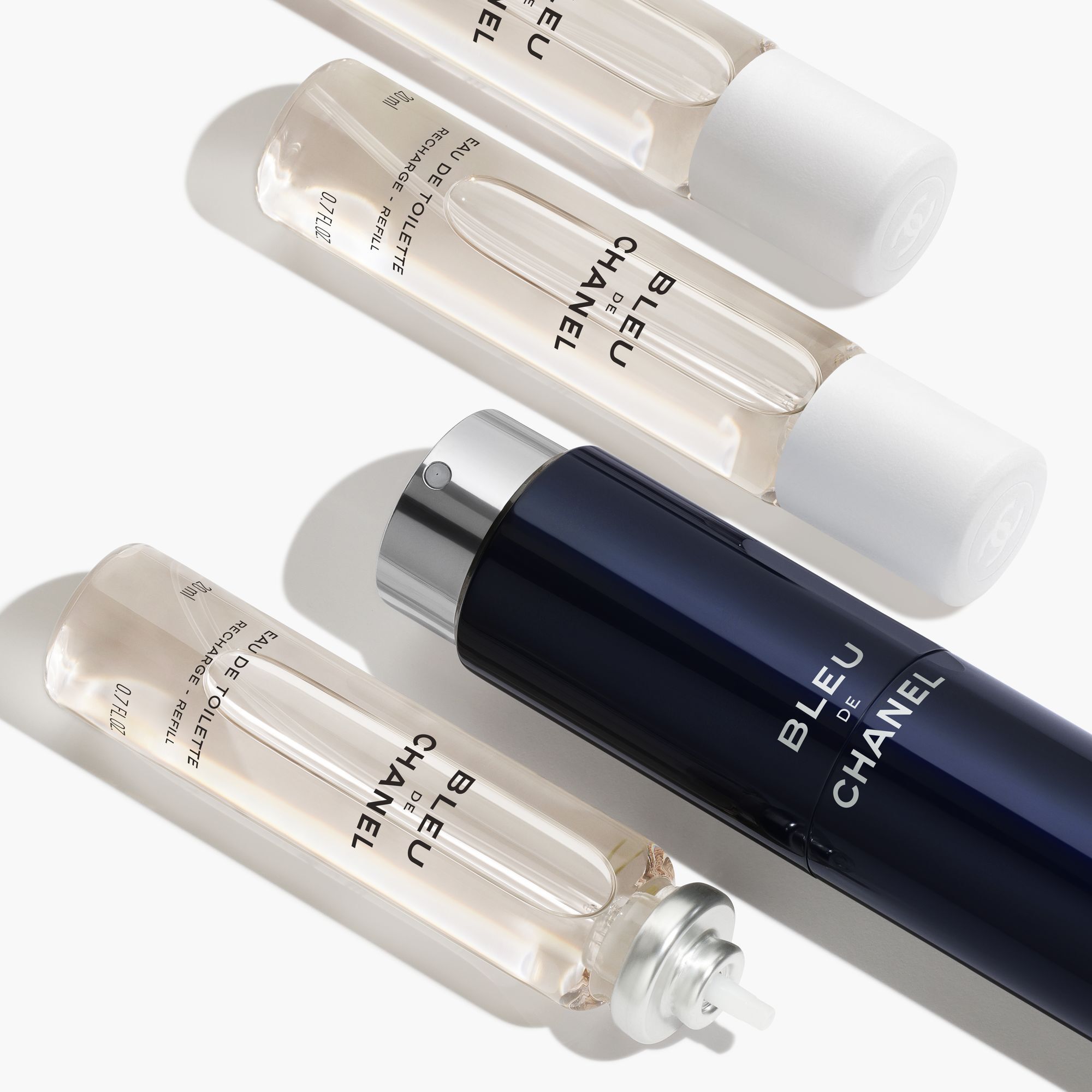 60 ML CHANEL BLEU DE CHANEL Nachfüllbarer Eau de Toilette-Zerstäuber 1 of 2