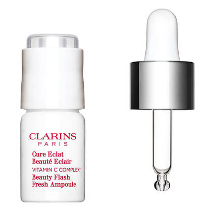 8 ML Clarins BEAUTY FLASH 7 Tage-Gesichtspflegekur  1 of 3 