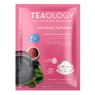 21 ML TEAOLOGY TEAOLOGY PEACH TEA Peach Tea Hyaluronic Hals- und Gesichtsmaske  1 of 2 