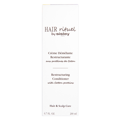 200 ML Hair Rituel by Sisley CRÈME DÉMÊLANTE RESTRUCTURANTE Crème Démêlante Restructurante aux Protéines de Coton Restrukturierender Conditioner Anti-Spliss und Haarbruch  1 of 4 