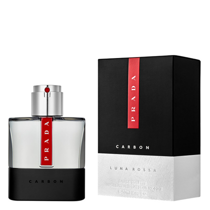 50 ML Prada LUNA ROSSA CARBON Eau de Toilette  1 of 3 