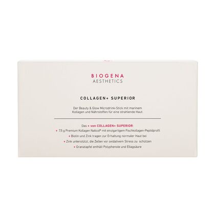 179 G Biogena AESTHETICS Collagen + Superior, Kirsche & Thymian, 21 Stück, Trinkpulversachet  1 of 4 