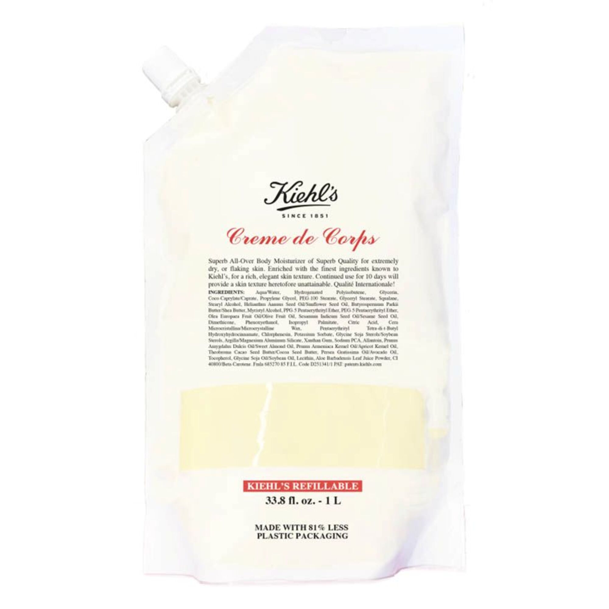 1000 ML Kiehl's Creme de Corps Refill Körpercreme  Körpercreme