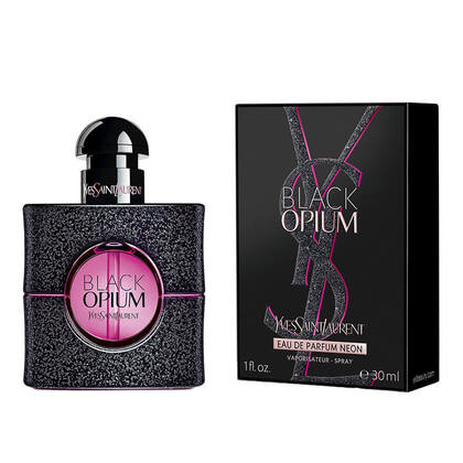 30 ML Yves Saint Laurent OPIUM BLACK NEON WATER Eau de Parfum  1 of 3 