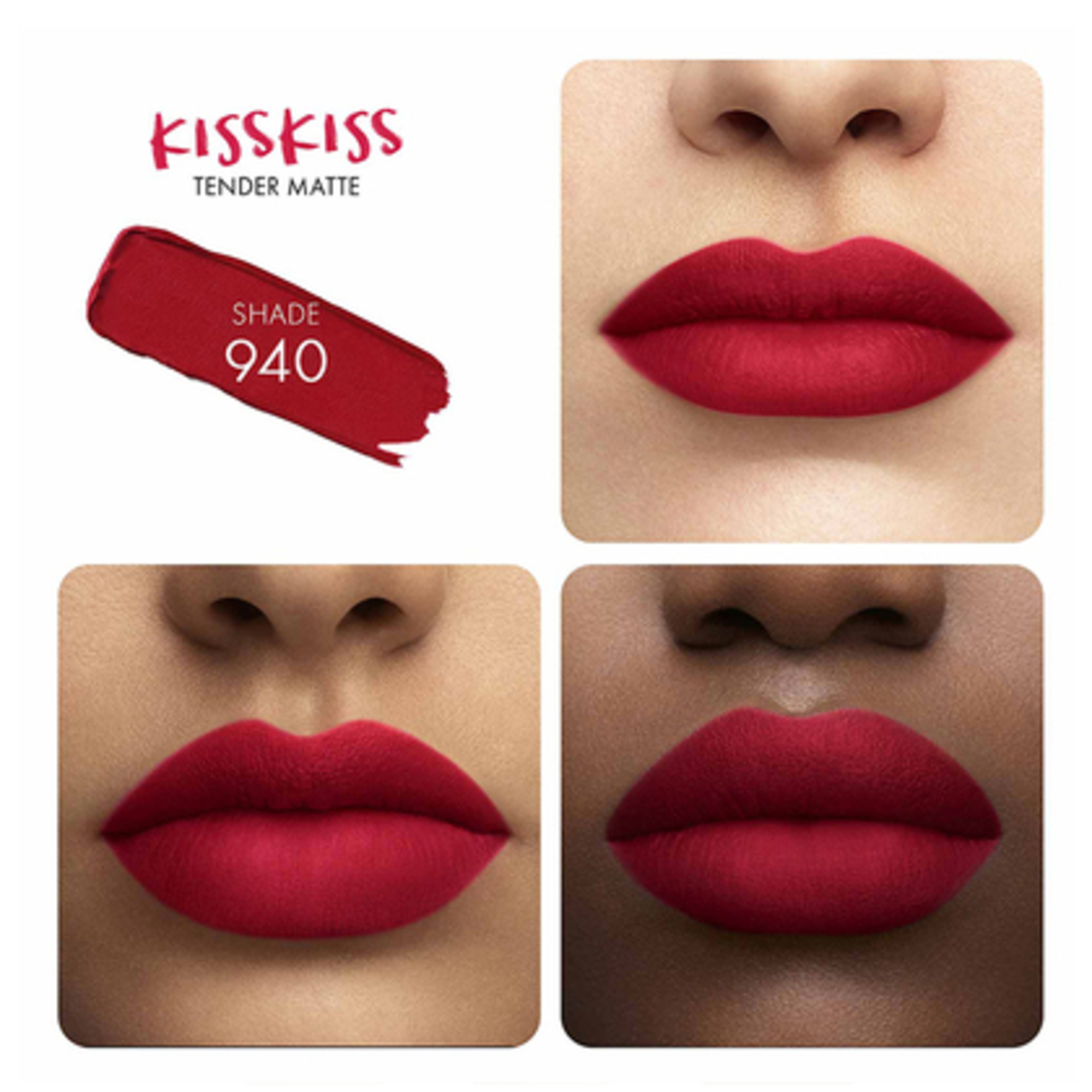  Guerlain KISS KISS TENDER MATTE Matte Lippenstift  1 of 3 
