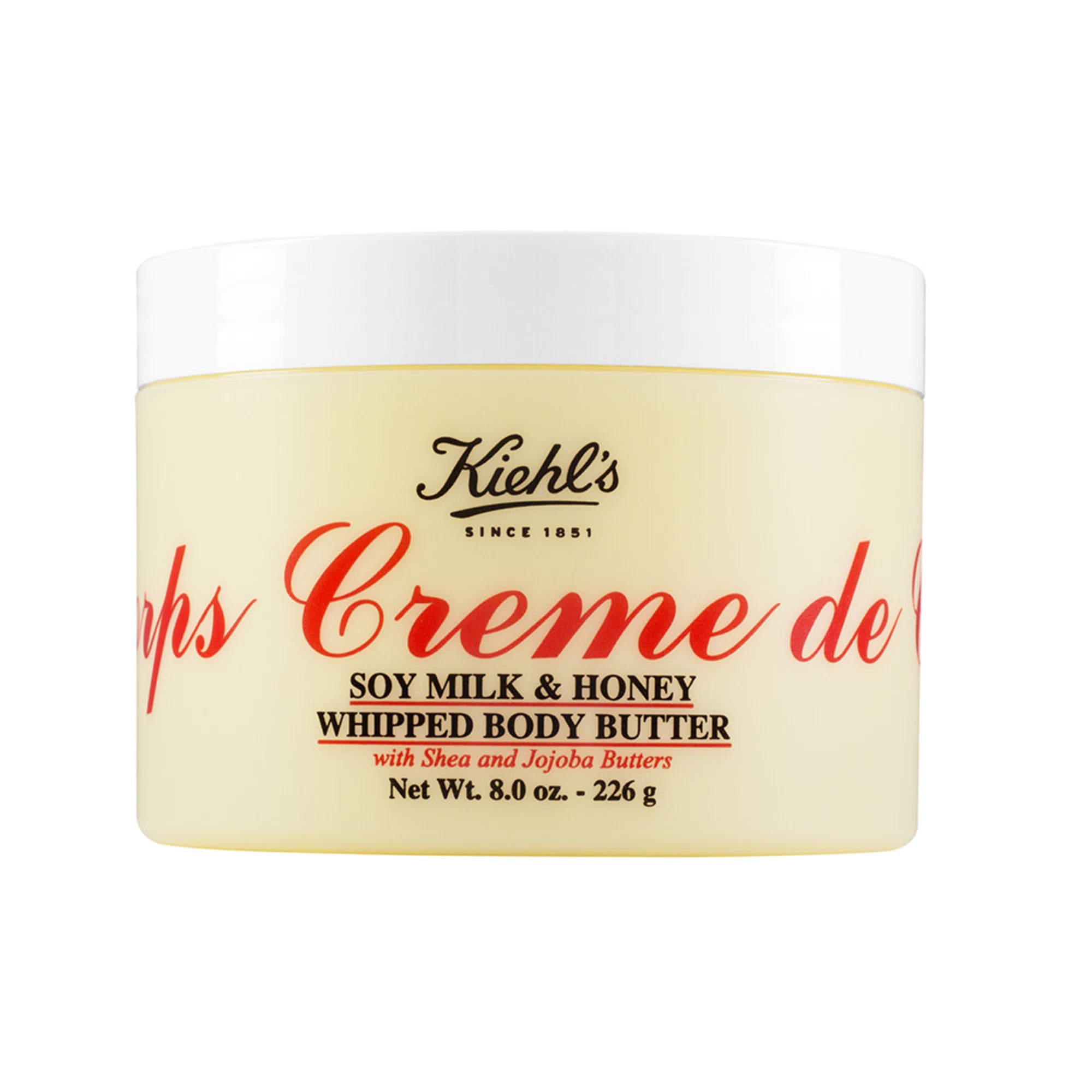 220 ML Kiehl's BODY MOISTURIZERS Soy Milk & Honey Whipped Körperbutter 1 of 3